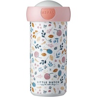 Mepal - Verschlussbecher Campus - Trinkbecher - Auslaufsichere Wasserflasche für Kinder - Wiederverwendbarer Becher - BPA-frei & Spülmaschinenfest - 300 ml - Spring Flowers