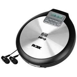 ROXX Tragbarer CD-Player tragbarer CD-Player schwarz