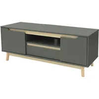 ML-Design TV-Lowboard Fernsehtisch TV Schrank mit 4 Fächern Fernsehkommode