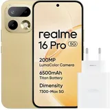 Realme 16 Pro 5G 8 GB RAM 256 GB Master Gold