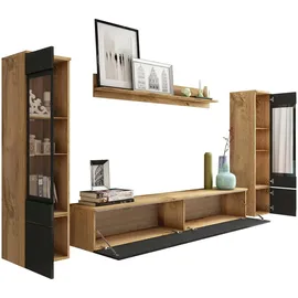 P & B Wohnwand Vera 4-tlg. ca. 240x130 cm Eiche Wotan,