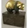 demotex gmbh Casa Padrino Bronze Skulptur Panda Bär Gold / Schwarz 13 x 7 x H. 15 cm - Bronzefigur - Dekofigur - Schreibtisch Deko Accessoires