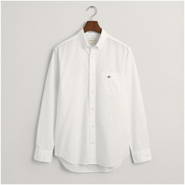 GANT Hemd Regular Fit Popeline leicht strapazierfähig pflegeleicht«, mit Label Stickerei auf der Brusttasche,