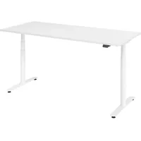 Bümö Schreibtisch, Weiß, Weiß, Nachbildung, Rechteckig, 80x72x180 cm, FSC