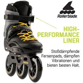 Rollerblade Inlineskates RB 110 3WD (Black/Saffron Yellow) 45,5