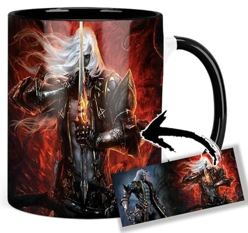 Castlevania Lords Of Shadow 2 Alucard A Tasse Innen & Henkel Schwarz Keramikbecher Mug