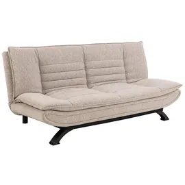 Actona Schlafcouch Webstoff 2-Sitzer Beige
