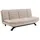 Actona Schlafcouch Webstoff 2-Sitzer Beige