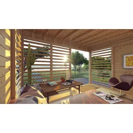 BERTILO Modern Art 2 3,37 x 2,34 m Natur