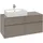 Villeroy & Boch Collaro Waschtischunterschrank C129B0AB 120x54,8x50cm, Waschtisch links, LED-Beleuchtung 8,8 W, black oak