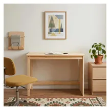 vidaXL Schreibtisch Braun 112 x 50 x 75 cm Massivholz Kiefer