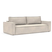 INNOVATION LIVING Schlafsofa Newilla Cord Weiß Ivory