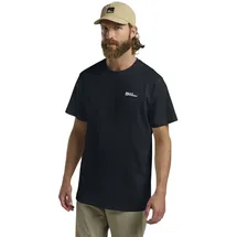 Jack Wolfskin Essential Kurzarm-t-shirt - Dark Navy / Grey - M