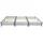 Homestyle4u Familienbett 270 x 200 cm Grau
