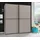 WIMEX Schwebetürenschrank Ulm 180 x 205 x 0 cm Grau/Schwarz