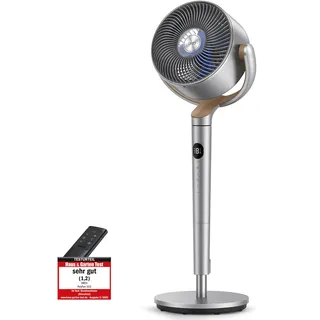 DREO 20dB leiser Standventilator, 120°+120° Omni-direktionale oszillierende Ventilator, 26M Windentfernung, 1200m3/h Luftvolumen Echt Turbo-Luftzirkulator Fans, 102CM Höhe 3 Modi 8-Geschwindigkeit