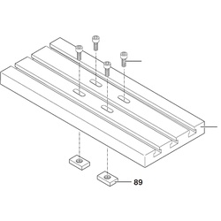 PROXXON 24304-89 Nutenstein für PF400