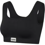 hummel hmlPULSE Seamless Rib Sport-BH Damen Schwarz L