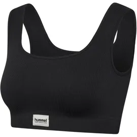 hummel hmlPULSE Seamless Rib Sport-BH Damen Schwarz L
