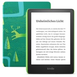 Amazon Kindle Paperwhite Kids 11. Gen schwarz 8GB, ohne Werbung, inkl. Hülle Juwelenwald (53-026906)