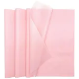 CALLYSONIC Transparentpapier, Transparentpapier Bunt, Transparentpapier Bunt für Laternen, Transparentpapier Gelb, Pergamentpapier zum Basteln, Seidenpapier Bunt, 38 Bögen, 30 * 25cm, Rosa, DIY