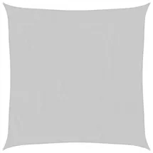vidaXL Sonnensegel Hellgrau 4x4 m 100% Polyester Oxford