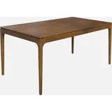 sweeek Rechteckiger Esstisch 90 x 76 x 90 cm Nussbaumfarben