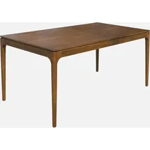 sweeek Rechteckiger Esstisch 90 x 76 x 90 cm Nussbaumfarben