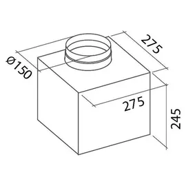 falmec Zwischenkammergebläse 950 m3/h 101432