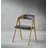Hammel Furniture Holzstuhl Mette Leder schwarz 2er Set