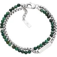 Emporio Armani Armband grün/silber EGS3316040 Größe 18