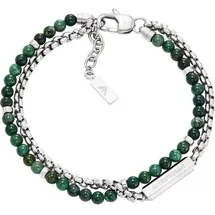 Emporio Armani Armband grün/silber EGS3316040 Größe 18