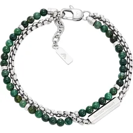 Emporio Armani Armband grün/silber EGS3316040 Größe 18