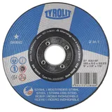 TYROLIT Schruppschleifscheibe Basic* "2 in 1", Scheiben-ØxScheibenbreite: 125X6 mm