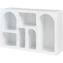 [en.casa] Sideboard Vågå 110 x 30 x 70 cm Weiß