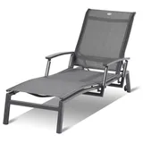 HARTMAN Alice Comfort Rollliege, xerix/anthrazit, Alu/Textilene, 170x75x35cm