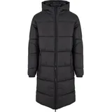 URBAN CLASSICS Long Puffer Coat Herren, Pufferjacken schwarz M