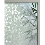 GARDINIA Statische Fensterfolie Graphic 50, Selbsthaftend, Blickschutz, Lichtdurchlässig, Haftet statisch ohne Kleber, 45 x 150 cm, Prisma-Optik, Halbtransparent