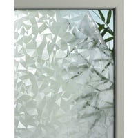 GARDINIA Statische Fensterfolie Graphic 50, Selbsthaftend, Blickschutz, Lichtdurchlässig, Haftet statisch ohne Kleber, 45 x 150 cm, Prisma-Optik, Halbtransparent