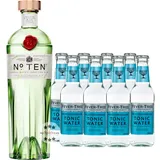 Tanqueray No. Ten Gin & 8 x Fever-Tree Mediterranean Tonic Water