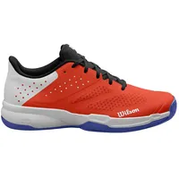 Wilson Kaos Stroke 2.0 Tennis Shoe, White/Orange.com/Bluing, 48