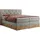 MKS Boxspringbett 160 x 200 cm H3 Hellgrau