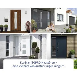 EcoStar Haustür ISOPRO IP 780S anthrazit metallic 110 x 210 cm