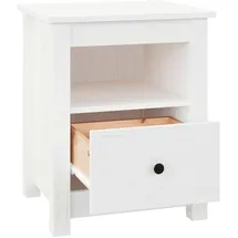 vidaXL Nachtschrank NA 40 x 35 x 49 cm Weiß