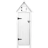 MonsterShop Gartenschrank aus Holz Weiß