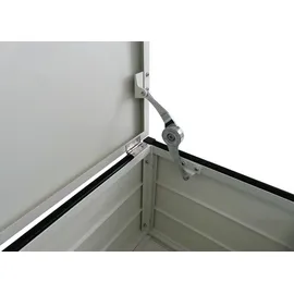 MCW Aluminium Verkleidung für Klimaanlage/Wärmetauscher P94 110x96x43cm Grau/Weiß