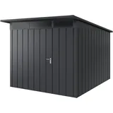 hörmann stauraumsysteme Juno Gerätehaus 2,62 x 3,10 m Anthrazitgrau
