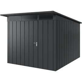 hörmann stauraumsysteme Juno Gerätehaus 2,62 x 3,10 m Anthrazitgrau