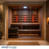 Sanotechnik KOTKA Sauna + Infrarotkabine für 4-5 Personen 200x150x190 cm Ofen