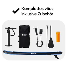 brixy SUP Board Aufblasbar 305 cm Blau